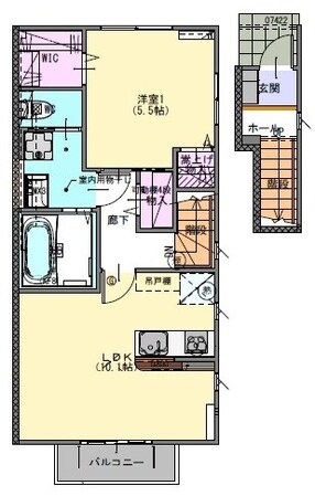 サクセスK　A・B棟の物件間取画像